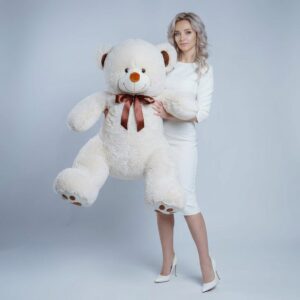 плюшевый мишка 150см светлый